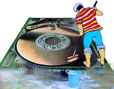 Clean up the debris