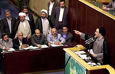 Iranian President Mohammad Khatami.