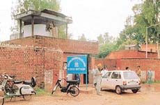 Entrance of the Modern Burail Jail in Chandigarh. 