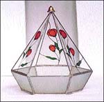 Glass terrariums look elegant