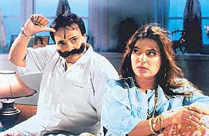 Bedi with Archana Puran Singh in Hum Sub Ek Hain: Smile awhile