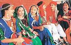The participants of Disco Deewane share a joke before their presentation at Bal Bhavan, Sector 23, Chandigarh, on Sunday. 