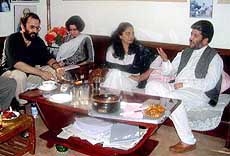 Jammu and Kashmir Democratic Freedom Party president Shabir Ahmad Shah.