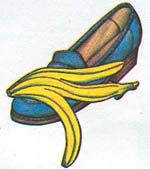 Banana peel can lend shine