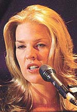 Canadian singer and pianist Diana Krall 