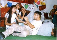 Students of RCMT perform at a function 