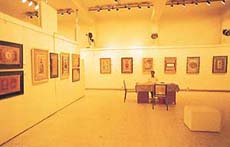 Indians dont have the habit of visiting art galleries on weekends