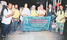Members of the Mitrapara Youth Mountaineer and Culture Association of West Bengal