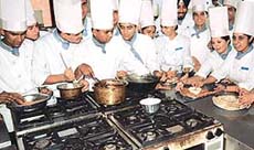 Its all pots and pans for students of the Food Craft Institute, Sector 42.