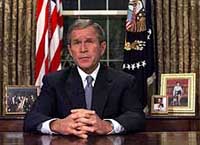 US President George Bush