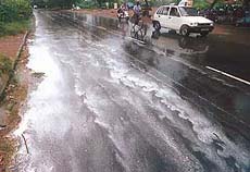 Milky rain