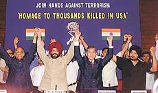 Join hands against terrorism