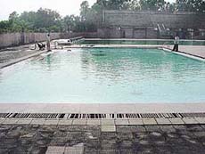The PAU swimming pool that has sparked off a controversy.