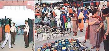 Lack of proper security arrangements at the Food Crafts and Cultural Mela