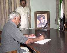 External Affairs Minister Jaswant Singh
