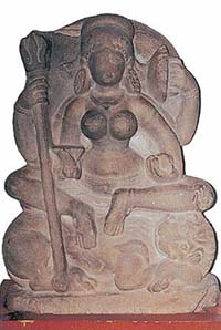 Sculpture of Simhavahini Durga