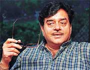 Shatrughan Sinha, MP, at a press conference