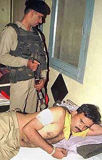 An Indian Border Security Force trooper 