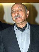 Mohammad Zahir Shah (R), former king of Afghanistan is seen in his Rome residence