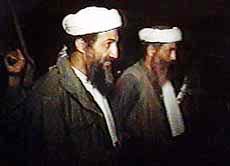 This recent photo shows Saudi exile Osama bin Laden and a man the US Attorney's office identified as Muhammad Atef. 