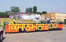 Preparations for the Kisan Mela in full swing at Punjab Agricultural University. The mela will be starting at PAU on Thursday. 