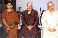 Classical singer Shubha Mudgal and renowned vocalists Pandit Rajan and Pandit Sajan Mishra