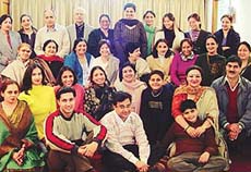 Members and supporters of Sahayta, a support group for cancer patients.