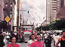 Kamal Sharma captures the twin towers crashing down