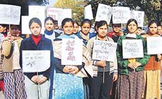 A rally organised at PGI as part of anti-tobacoo-day celebrations on Saturday.