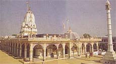 The exquisite Jain temple at Dehra Tijara.