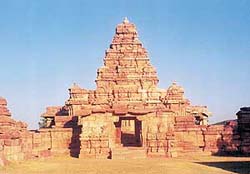 The Virupaksha Temple awash in the late afternoon sun