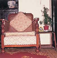 Once restored, antique furniture becomes chic