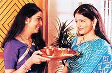 Prachi (right) in Kundalii... Cry baby