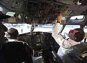 The flight crew of an Ariana Afghan airlines