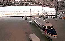 A modern hanger facility has been set up by Jet Airways 