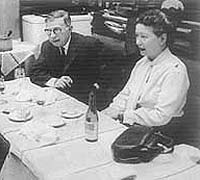 Simone de Beauvoir with Jean Paul Sartre