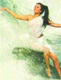 Indian actress Mandakini