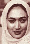 Pakistani actress Saba