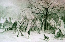 Wassailing the fruit trees was a heathen pratice