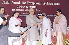 Kavita Mahakud, recipient of this years National Child Award for Exceptional Achievement