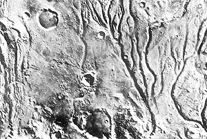 Old water channels on Mars 