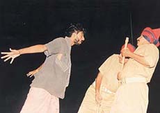 A scene from Shish Tali Te by Gursharan Singh