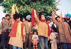 The aim of street theatre is to shock the viewers into social awareness.