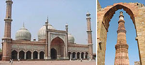 A magnificent view: The monuments in Delhi are generally looked after well.