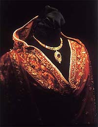 Jewellery to go with a dress.