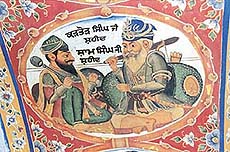 Paintings and murals at Baba Atal Sahib were saved from being replaced by tiles by Brij Bedi