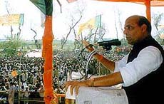 Uttar Pradesh Chief Minister Rajnath Singh