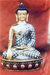 A Lord Buddha statue that was displayed at the National Art and Craft Mela at Surajkund