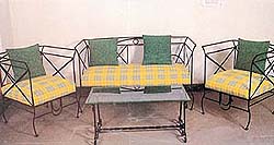Wrought iron furniture has become popular these days