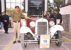 A BSF entry at the Statesman Vintage Car Rally.